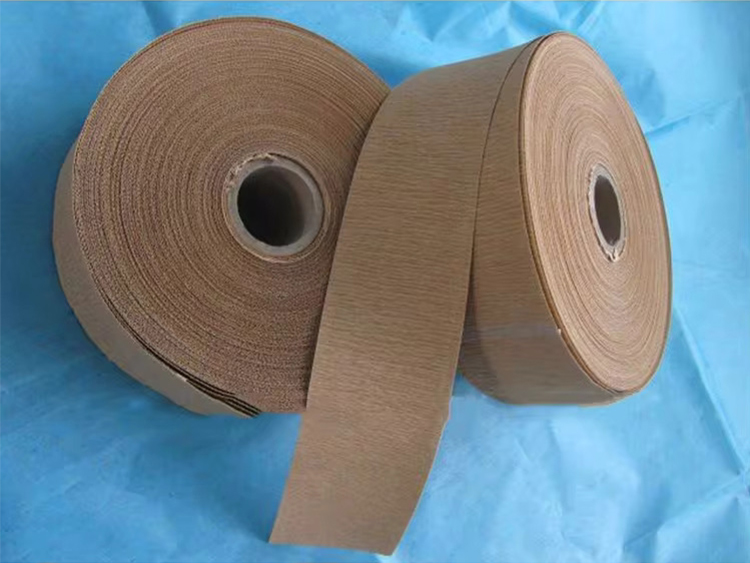 Crepe paper tube for transformer conductor insulation — wound cellulose sleeve