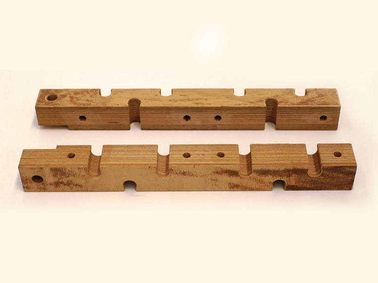 Densified laminated wood sheets used in power transformer insulation systems