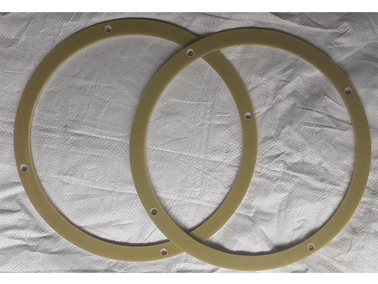 Fibre glass link board and components for electrical switchgear panels